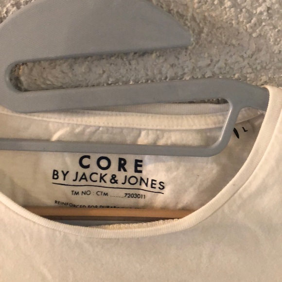 Jack and Jones CORE Graphic T Shirt White Large - Picture 2 of 3